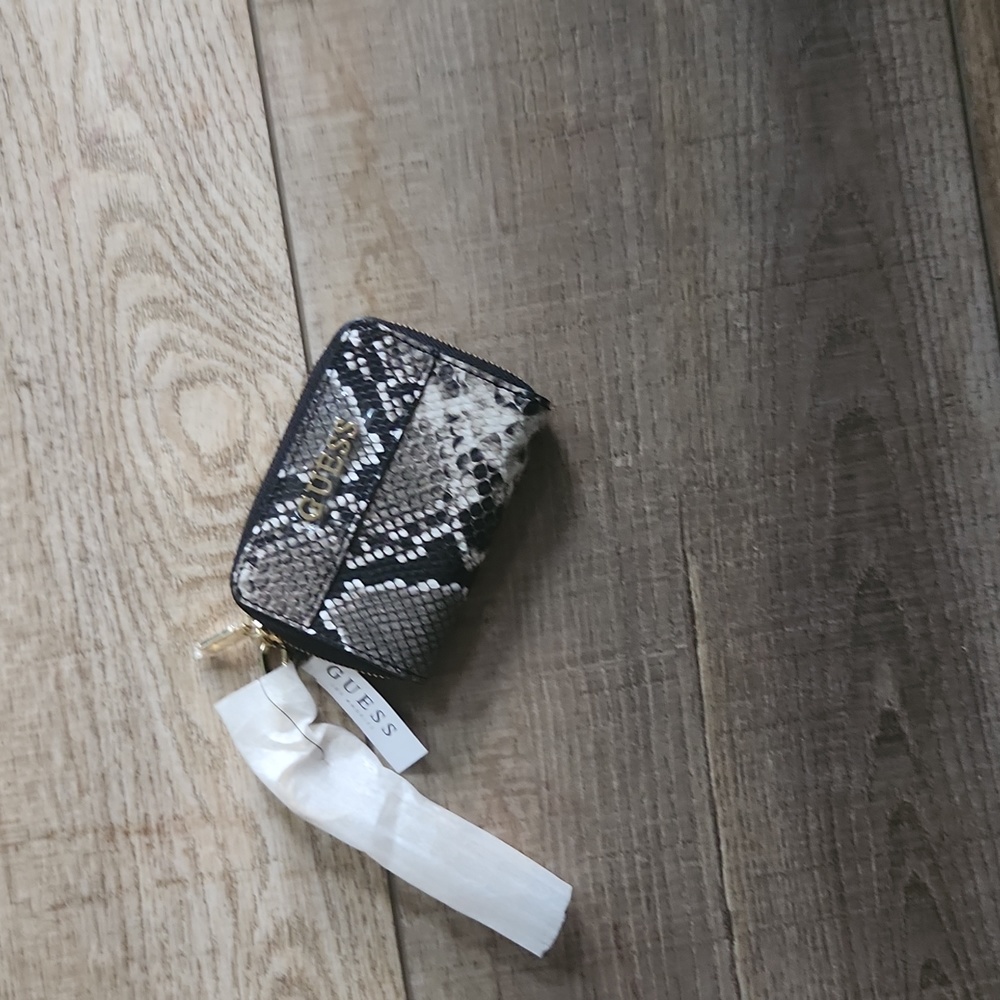 Guess snakeskin small wallet